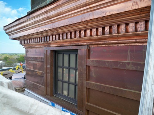 Copper Detail on Coweta Courthouse Newnan, GA